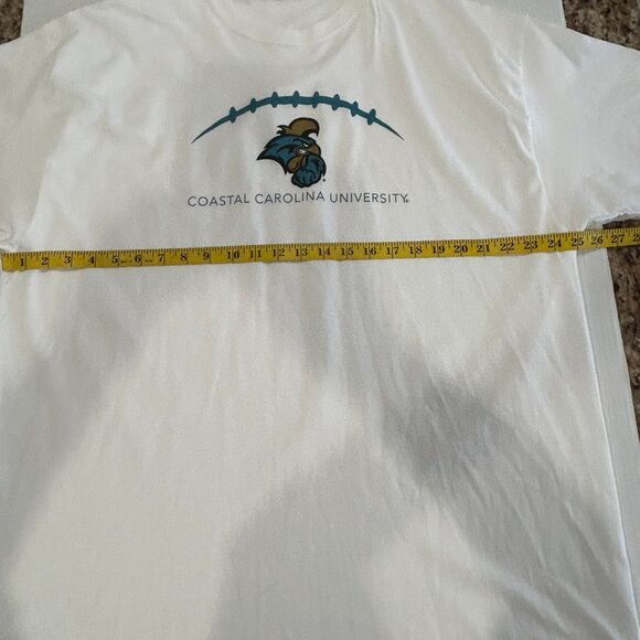 Port Co T-Shirt Men’s Size 2XL White Coastal Carolina University Chanticleers - Picture 8 of 11